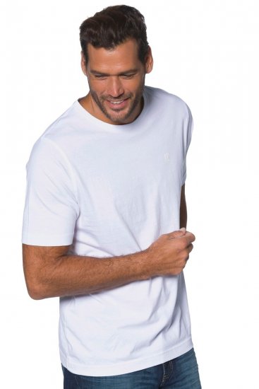 JP1880 702637 T-krekls ar apaļu kakla izgriezumu 2 gab. Balts - T-krekli - T-krekli - 2XL-14XL