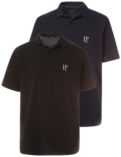 JP1880 704317 Polo krekls 2 gab. Melns/Tumši zils - Polo krekli - Polo krekli - 2XL-8XL
