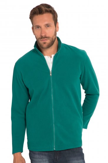 JP1880 Fleece Jacket Petrol - Sporta apģērbs & outdoor - Liela izmēra sporta apģērbi vīriešiem