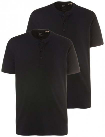 JP1880 708420 Henley T-krekls 2 gab. Melns - T-krekli - T-krekli - 2XL-14XL