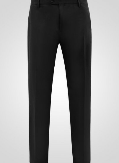 D555 Ted 4 Way Stretch Tailored Trouser Melna - Uzvalki un žaketes - Liela izmēra uzvalki un bleizeri