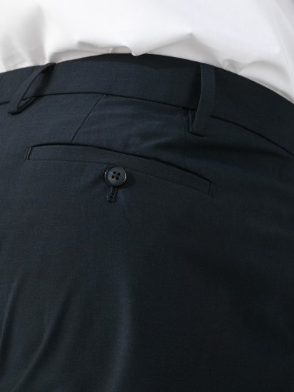 D555 Ted 4 Way Stretch Tailored Trouser Tumši zila - Uzvalki un žaketes - Liela izmēra uzvalki un bleizeri