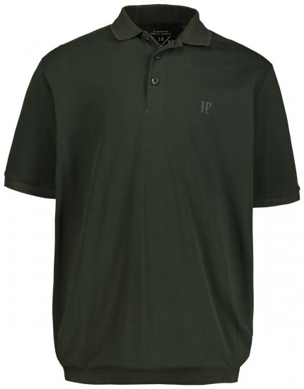 JP1880 712617 Polo krekls ar vēdera piegriezumu Tumši olīvu - Polo krekli - Polo krekli - 2XL-8XL