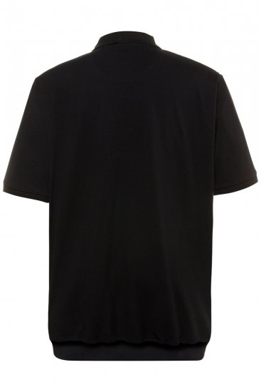 JP1880 712617 Polo krekls ar vēdera piegriezumu Melns - Polo krekli - Polo krekli - 2XL-8XL