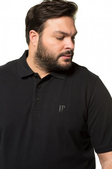 JP1880 712617 Polo krekls ar vēdera piegriezumu Melns - Polo krekli - Polo krekli - 2XL-8XL