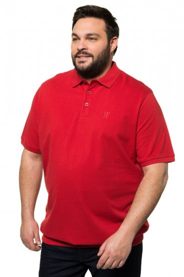 JP1880 712617 Polo krekls ar vēdera piegriezumu Čili sarkans - Polo krekli - Polo krekli - 2XL-8XL