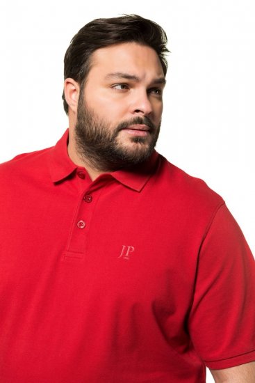 JP1880 712617 Polo krekls ar vēdera piegriezumu Čili sarkans - Polo krekli - Polo krekli - 2XL-8XL