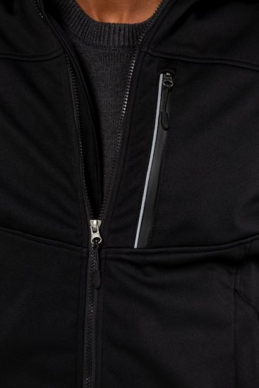 JP1880 714279 Softshell jaka ar flīsa oderi Melns - Jakas & Lietus apģērbs - Jakas - 2XL-12XL