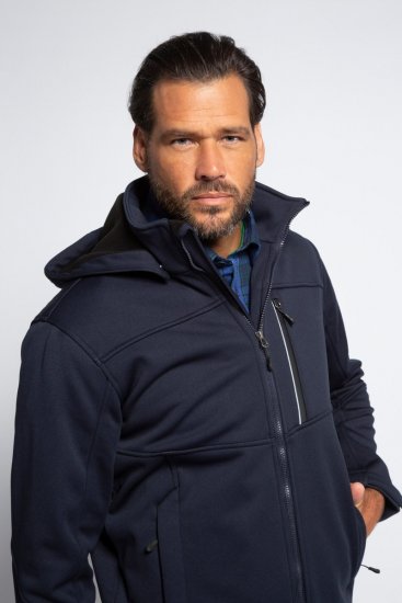 JP1880 Jacket Fleece Lined Softshell Navy - Jakas & Lietus apģērbs - Jakas - 2XL-12XL