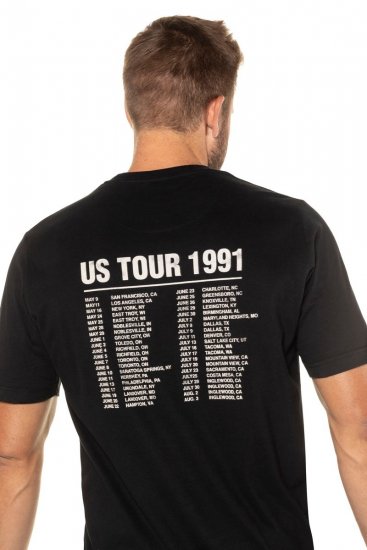 JP1880 Guns N’ Roses Skull Comfort Fit Band T-Shirt Black - T-krekli - T-krekli - 2XL-14XL