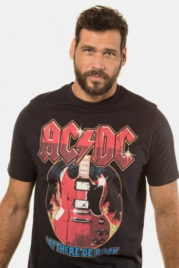 JP1880 ACDC - Let There Be Rock Vintage looking Band T-Shirt Black - T-krekli - T-krekli - 2XL-14XL