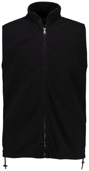 JP1880 723305 Flīsa veste ar stāvapkakli Melns - Jakas & Lietus apģērbs - Jakas - 2XL-12XL