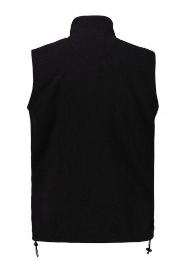JP1880 723305 Flīsa veste ar stāvapkakli Melns TALL - TALL vestes - 