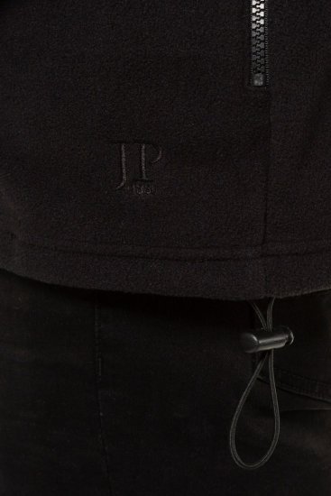 JP1880 723305 Flīsa veste ar stāvapkakli Melns TALL - TALL vestes - 