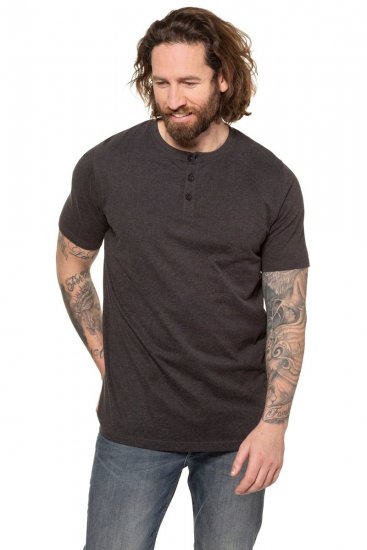 JP1880 726695 Henley T-krekls Tumši pelēks - T-krekli - T-krekli - 2XL-14XL