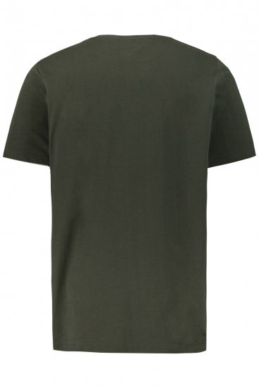 JP1880 726695 Henley T-krekls Tumši olīvu - T-krekli - T-krekli - 2XL-14XL