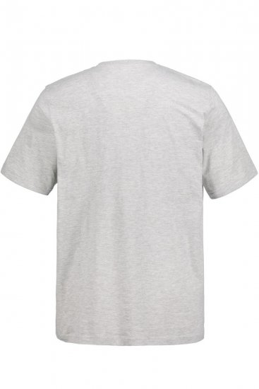 JP1880 726695 Henley T-krekls Pelēks melanžs - T-krekli - T-krekli - 2XL-14XL