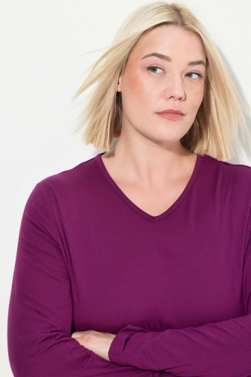 Ulla Popken 751623 Ātri žūstošs slēpošanas krekls Rozā - Slēpošanas apģērbs - 