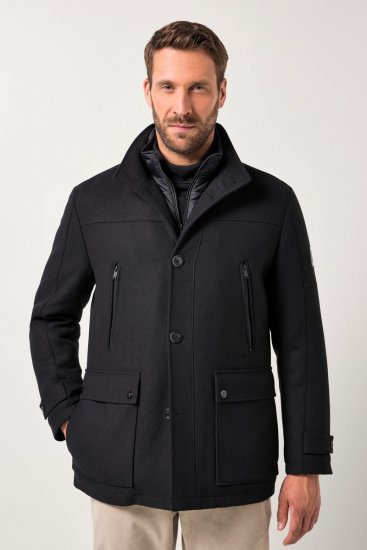 JP1880 Jacket Water-repellent Warm Black - Jakas & Lietus apģērbs - Jakas - 2XL-12XL
