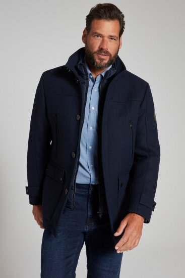 JP1880 Jacket Water-repellent Herringbone Insert Navy - Jakas & Lietus apģērbs - Jakas - 2XL-12XL