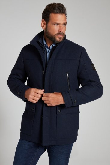 JP1880 Jacket Water-repellent Herringbone Insert Navy - Jakas & Lietus apģērbs - Jakas - 2XL-12XL