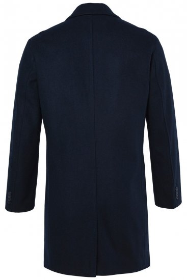 JP1880 795116 Ūdeni atgrūdošs Vilnas mētelis Tumši zils - Jakas & Lietus apģērbs - Jakas - 2XL-12XL