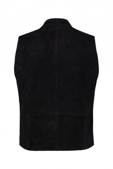 JP1880 Vest Goat Suede Traditional Black - Svētku apģērbs - Svinīgs apģērbs – Lai svinētu stilīgi un ērti