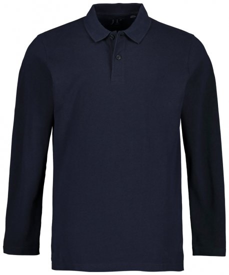 JP1880 799230 Polo krekls ar garām piedurknēm Tumši zils - Polo krekli - Polo krekli - 2XL-8XL