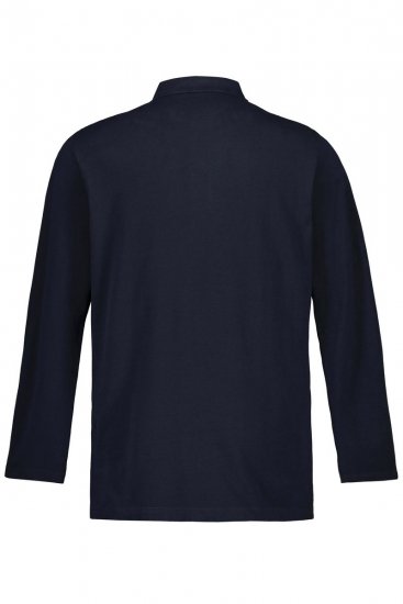 JP1880 799230 Polo krekls ar garām piedurknēm Tumši zils - Polo krekli - Polo krekli - 2XL-8XL
