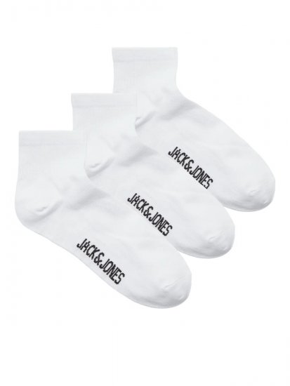 Jack & Jones Leon Tenisa zeķes Balts 3-pack - Apakšveļa un peldšorti - Apakšveļa - 2XL-8XL