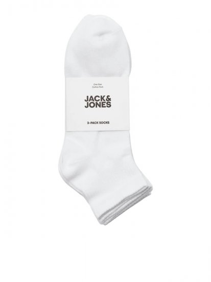 Jack & Jones Leon Tenisa zeķes Balts 3-pack - Apakšveļa un peldšorti - Apakšveļa - 2XL-8XL