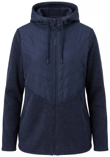 Ulla Popken 800400 Jaka ar flīsa oderi Tumši zils - Fleece apģērbs - 