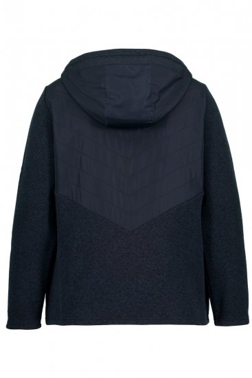 Ulla Popken 800400 Jaka ar flīsa oderi Tumši zils - Fleece apģērbs - 