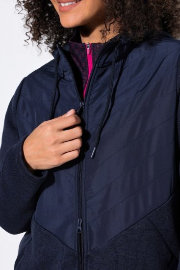 Ulla Popken 800400 Jaka ar flīsa oderi Tumši zils - Fleece apģērbs - 