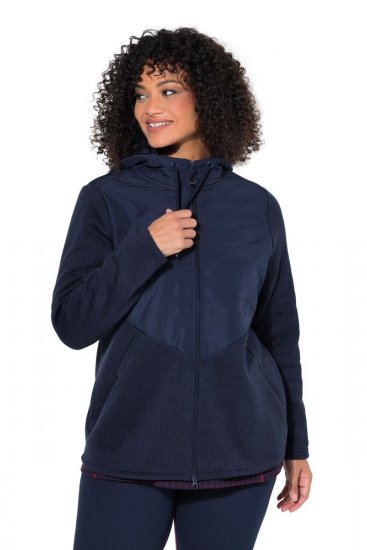 Ulla Popken 800400 Jaka ar flīsa oderi Tumši zils - Fleece apģērbs - 