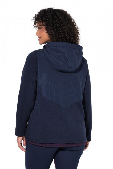 Ulla Popken 800400 Jaka ar flīsa oderi Tumši zils - Fleece apģērbs - 