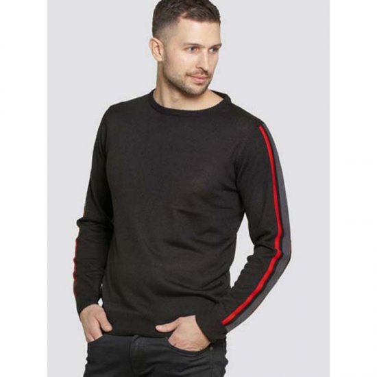 D555 Orlando Sweater Black - Džemperi un džemperi ar kapuci - Džemperi - 2XL-14XL