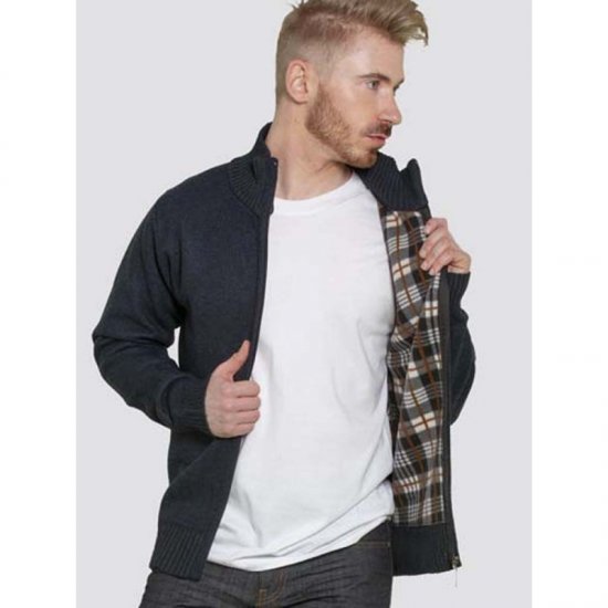 D555 Braxton Sweater Navy - Džemperi un džemperi ar kapuci - Džemperi - 2XL-14XL