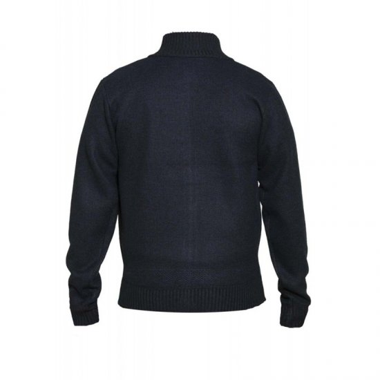 D555 Braxton Sweater Navy - Džemperi un džemperi ar kapuci - Džemperi - 2XL-14XL