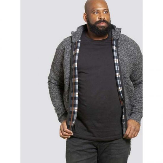 D555 Braxton Sweater Charcoal - Džemperi un džemperi ar kapuci - Džemperi - 2XL-14XL