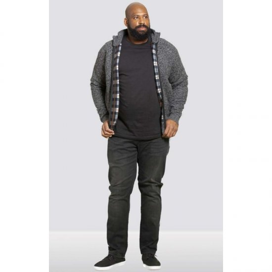 D555 Braxton Sweater Charcoal - Džemperi un džemperi ar kapuci - Džemperi - 2XL-14XL