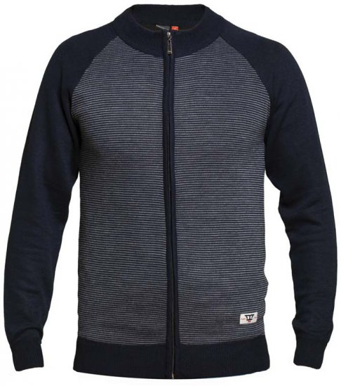 D555 Tanner Sweater Navy - Džemperi un džemperi ar kapuci - Džemperi - 2XL-14XL