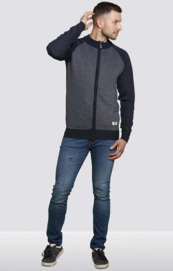 D555 Tanner Sweater Navy - Džemperi un džemperi ar kapuci - Džemperi - 2XL-14XL