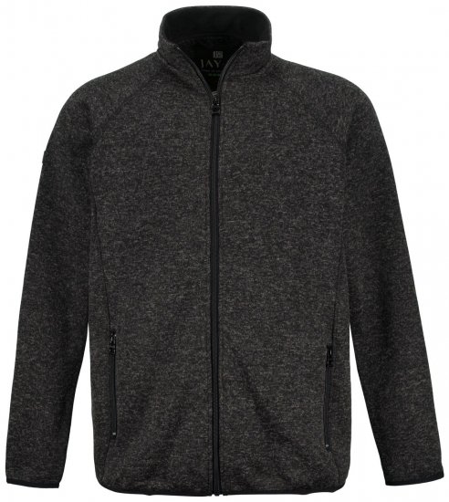 Jay-Pi 802394 Adīta flīsa jaka Melns - Jakas & Lietus apģērbs - Jakas - 2XL-12XL