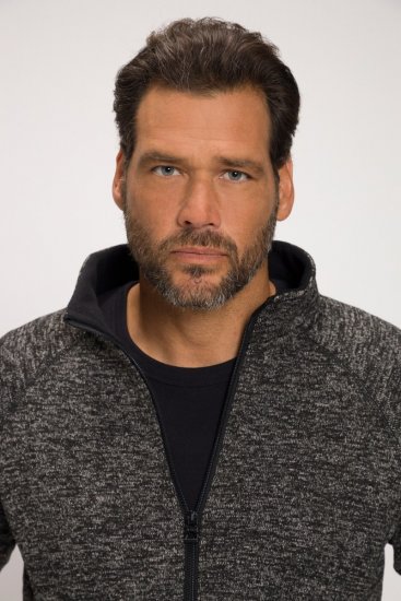 JAY-PI Knitted Fleece Jacket Gray - Jakas & Lietus apģērbs - Jakas - 2XL-12XL