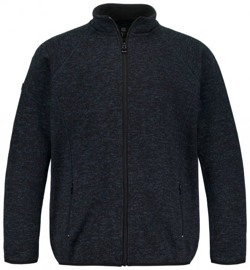 Jay-Pi 802394 Adīta flīsa jaka Tumši zils - Jakas & Lietus apģērbs - Jakas - 2XL-12XL