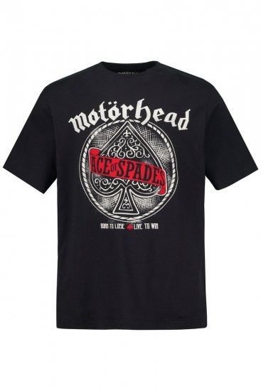 JP1880 Motörhead ACE Graphic Comfort Fit Band T-Shirt Black - T-krekli - T-krekli - 2XL-14XL