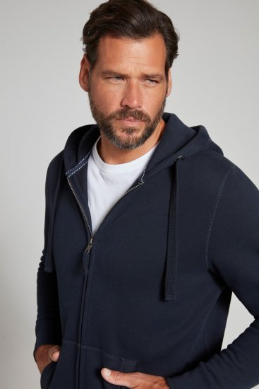 Jay-Pi 804164 Džemperis ar kapuci Tumši zils - Džemperi un džemperi ar kapuci - Džemperi - 2XL-14XL