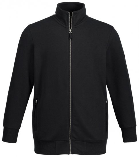 Jay-Pi 804180 Sporta jaka ar stāvapkakli Melns - Džemperi un džemperi ar kapuci - Džemperi - 2XL-14XL