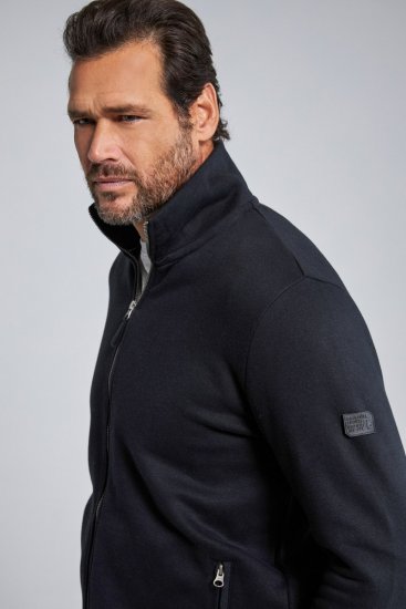 Jay-Pi 804180 Sporta jaka ar stāvapkakli Melns - Džemperi un džemperi ar kapuci - Džemperi - 2XL-14XL